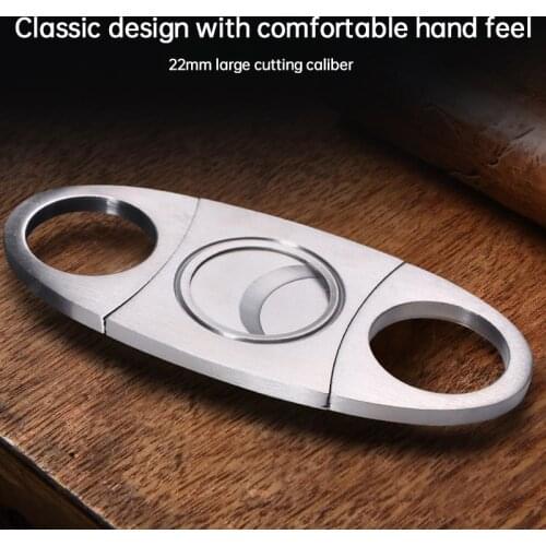 Stainless Steel Cigar Cutter Mini Cigar Scissors Portable Metal Cigar Tools Cigarette Smoking Accessories