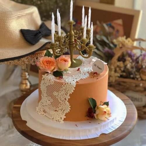 Silicone Molds Flower Lace Embossed Cake Mold Sugar Lace Embossing Mat Fondant Mouler Dessert Decorating Tools Pastry