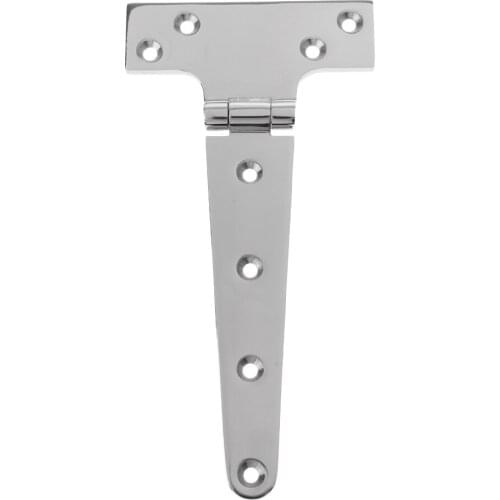 Heavy Duty Strap T Hinge Cabinet Shed Door Gate Tee Hinge 20.3x9.8x0.5 cm