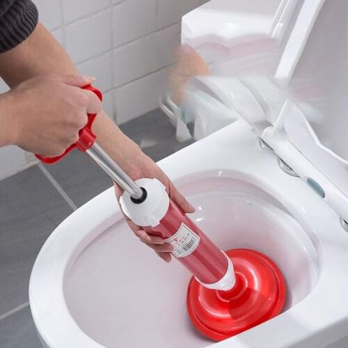 Pipe Dredge Device Toilet Sewer Toilet Suction Cup Vacuum Suction Pump Toilet Licker Household Toilet Bathroom Cleaning Tool