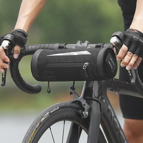ROCKBROS 5 in1 Bike Bag Front Handlebar Rainproof Saddle Shoulder MTB Road Bag Tube Bag Large Capacity Storage Bike Accessories