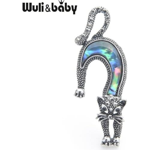 Wuli&baby Brooches With Cats For Clothes