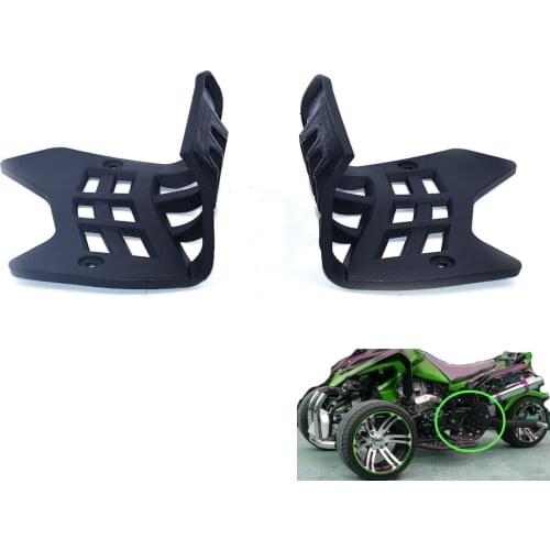 1 Pair Foot Rest Guard ATV Footrest for Small Mars Model Chinese off-road 4-wheels vehicle Quad Jinling 250cc