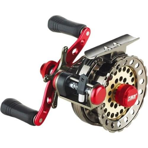 5BB 2.6:1 full-metal fish line wheel raft reel 60V with German raft reel micro lead reel raft rod reel fight