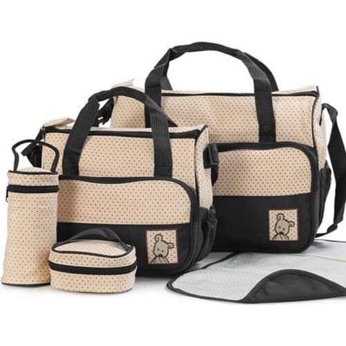 5PCS/Set 5PCS/Set Baby Diaper Bag waterproof Pregnant Mother Bags multifunctional Kid For Mom