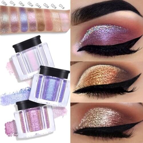 8 Colors Glitter Eyes Shadow Maquiagem Shiny Makeup Lips Eyeshadow Pallete Powder Waterproof Cosmetics