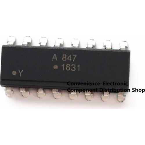 ACPL-847 SOP-16 patch A847 HCPL-847 optocoupler isolation optocoupler