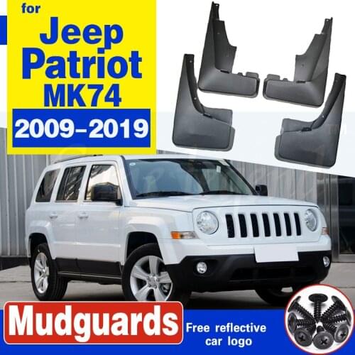 Car Mudguards For JEEP Patriot MK74 2009 - 2019 Mud Flaps Splash Guards mudflap Fender Car Front Rear wheel Accessories