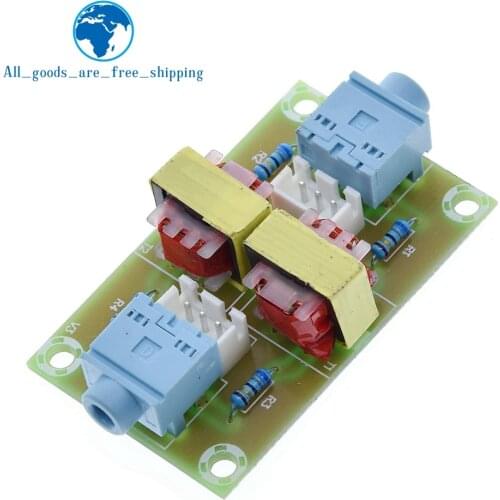 XH-M372 Stereo /Audio Isolator Vehicle Common Ground Suppression Interference Noise Isolation Module Transformer Coupler