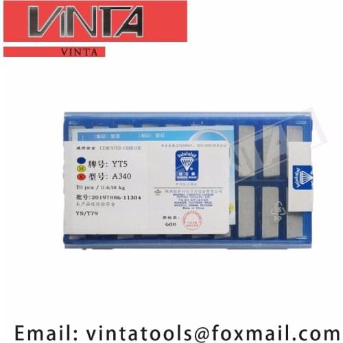 Free shipping high quality 10pcs/lots A340 YG6/ YG8/ YW1/ YW2/ YT5/ YT14/ YT15 cnc caibide welding inserts
