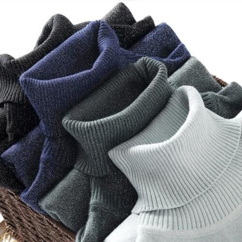 WWENN Shiny Lurex Womens Sweaters Long Sleeve Turtleneck Sweater Women Pullover Jumper Knitted Sweater Slim Pull Femme Tops Pink