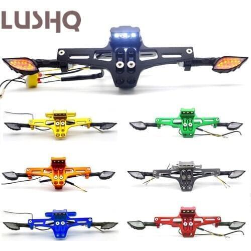 License Plate Holder Motorcycle Accessories For YAMAHA r1 2003 drag star 1100 r6 2007 mt07 tracer 900 fz16 r1 2012 r6 2000
