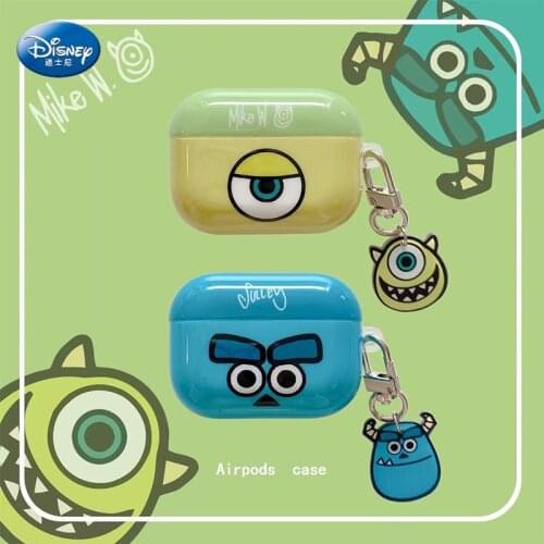 Disney cartoon Mike coin purse AirPods protective cover Bluetooth wireless headset set personality female models drop lanyar