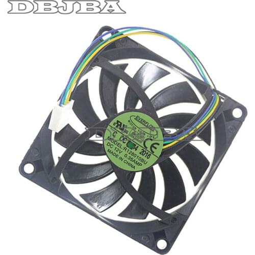 For R128010BU DC12V 0.35AMP 4PIN PWM COOLING FAN