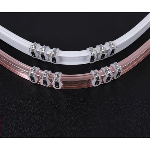 Flexible Ceiling Mounted Curtain Track Rail Straight Slide Windows Balcony Plastic Bendable Home Window Decor Accessories