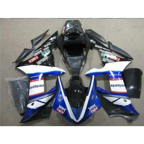 Hot sale fairing kit for YAMAHA R1 2002 2003 blue white YZF R1 fairing kit 02 03 fairings KT86
