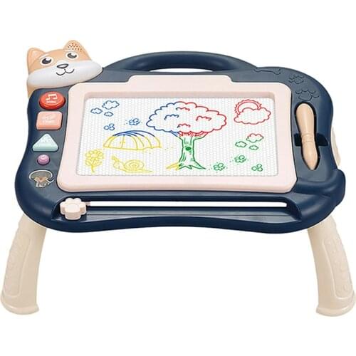 Durable Fun Easels Kids Magnetic Drawing Board With Holder and Music Graffiti Painting Board Toys EM88