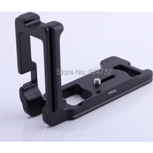 F5D3L Metal Quick Release QR L-Plate Shape Bracket Grip For Canon 5D Mark III Camera