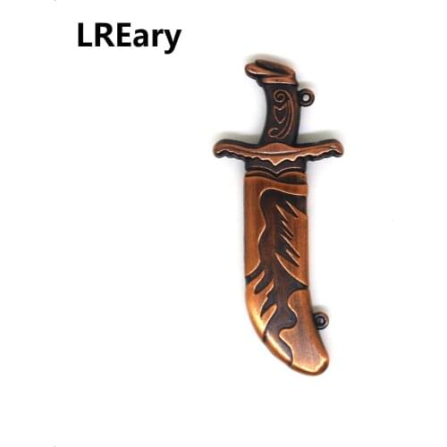 Metal Dagger Pendrive 64GB 32GB 16GB 8GB 4GB Mongolia Knife USB 2.0 Flash Drive 128GB Pen Drive Memoria Stick Cle
