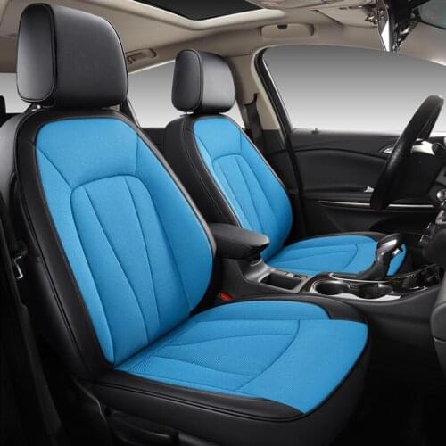 Custom car seat cover set leather cool for Mercedes Benz C180 C200 C230 C250 C280 C300 C350 W204 W205 car accessories sticker