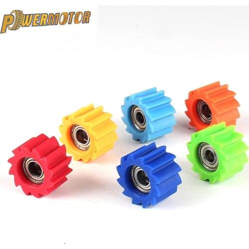 Motorbike Chain Roller M8 Tensioner Pulley Wheel Guide For Yamaha Honda Suzuki Kawasaki Yzf Rmz Klx Crf Dirt Bike CR101