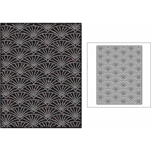 New Dotted Flat Sector Background Plate 2021 Metal Cutting Dies for DIY Scrapbooking and Card Making Embossing Craft Decorative