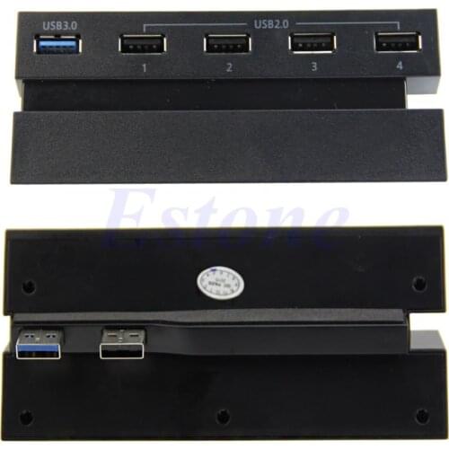 New 5 Ports USB 3.0 2.0 Hub Extension High Speed Adapter for Sony Playstation 4 PS4
