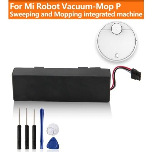 Original Replacement Battery For Xiaomi Mijia Mi Robot Vacuum-Mop P INR18650 MA1-4S1P-SC Sweeping Mopping Robot Vacuum Cleaner