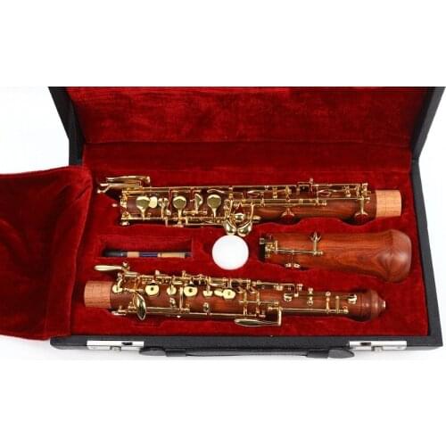 Professional Oboe Rosewood C key left F Resonance Golden plated key