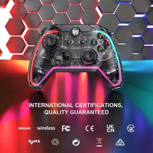 BIGBIG WON C1 Wired Gamepad RGB PC Controller for Switch PS4 PS5 Console Symphony Somatosensory Gaming Control
