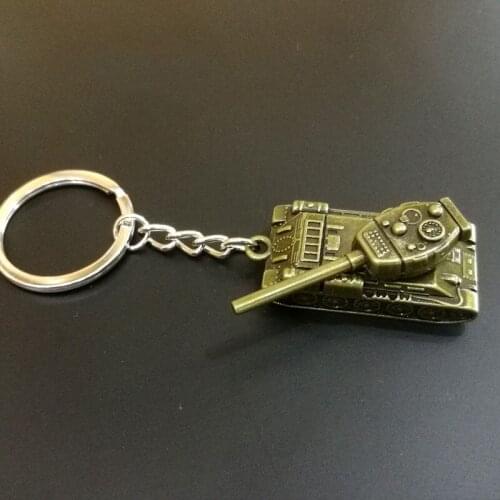 Direct Selling Spot Tank Car Keychain Creative Metal Crafts Key Ring Accessories Personalized Gifts