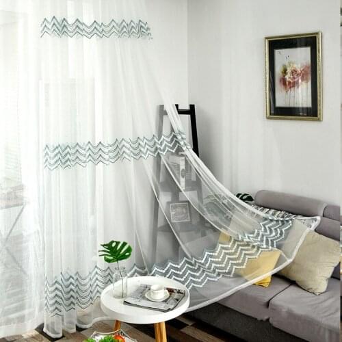 Versatile modern fresh embroidery yarn thousand layer cake yarn bedroom balcony study bay window product customization