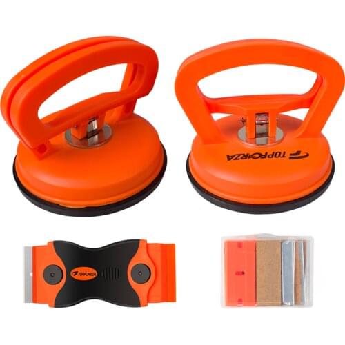 Glass Suction Cup Tiles Window Lifter 2 Pack Power Grip Vacuum Lifter for Glass Tiles Mirror Granite Sucker Plate