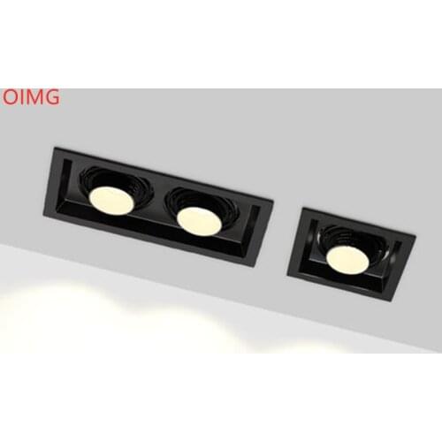 Zoom Recessed Adjustable 15-60 Degrees Dimmable 10W 15W 20W 30W LED Downlights AC90~260V COB Ceiling Lamp Spot Lights Decoration