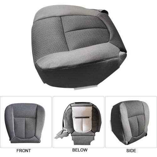 1x Cotton Driver Seat Bottom Cover Replacement Protection Cover for Ford F150 2011-2014 Car Spare Part Replacement