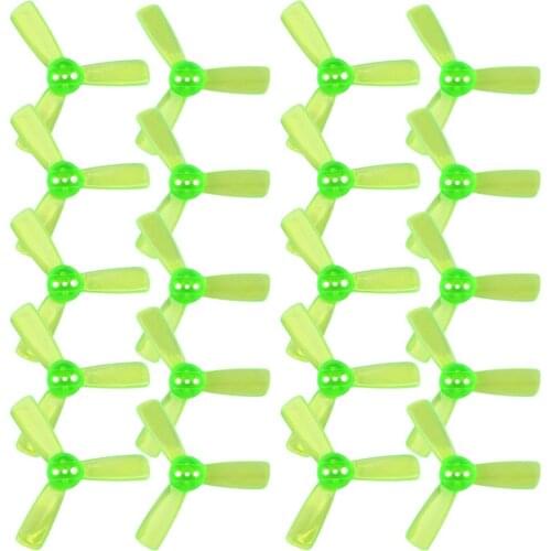 10 Pairs /set 1935 Clear Propellers 3-blade Props 2 inch CW CCW Propeller for RC Q90 90GT FPV Drone F19927