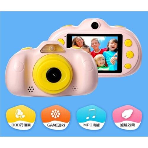 2.4 Inch 8MP Dual Camera Game MP3 Music Display Face Recognition Take Photo and Video Kids Camera