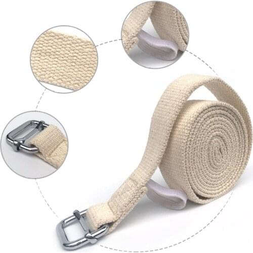 3M Women Yoga Stretch Strap Multi-Colors D-Ring Belt Fitness Gym Rope Figure Waist Leg Resistance Fitness Bands Yoga Belt