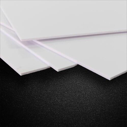 4pcs 2mm Thick 200mm x 250mm ABS Styrene Sheets White Architectural ABS0920