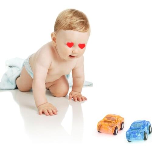 5pcs/Set Colored Children Pull Back Mini 5cm -Toy Cars Plastic Cute Vehicle Cars Child Wheels Model Toys For Boys Birthday Gift