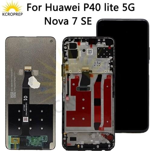 6.5'' For Huawei P40 lite 5G LCD Display Touch Screen For Huawei Nova 7 SE LCD CDY-NX9B AN00 Screen Replacement