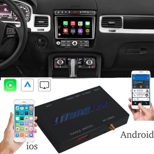 Car Camera Carplay Decoder Adapter For Volkswagen Touareg 7P CR 2010~2018 Mirror Link Display Android Auto Play 360 BirdView