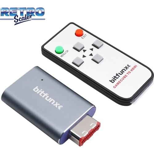 RetroScaler Digital to HDMI-compatible GC2HDMI Converter Adapter for NGC Console