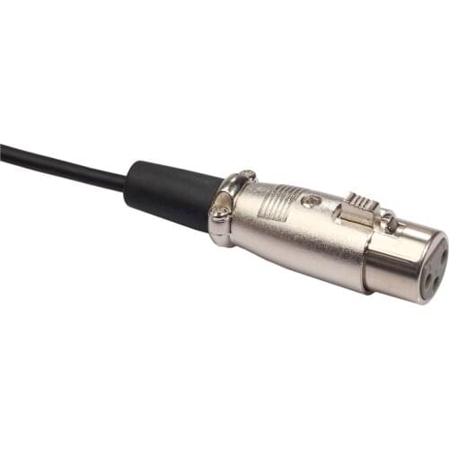 Microphone Loudspeaker Audio Cable XLR Male to Dual Female Wire Cord 30cm/11.81in