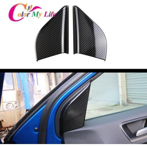 Car Interior Front Door A Pillar Speaker Decoration Cover Trim Sticker Fit for Ford New Focus 2019 2020 Accessories