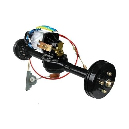 DC60V/72V 2000W brushless electric vehicle power 1:10/1:20 shifting integrated rear axle assembly Motor+controller+gearbox