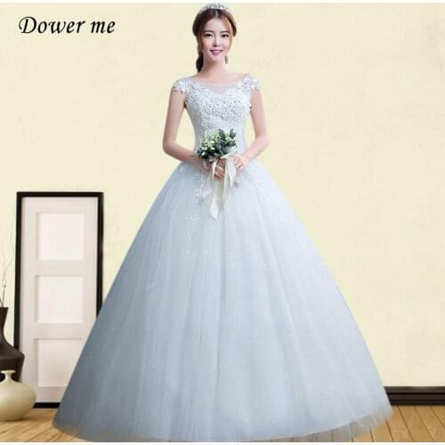 Dower Me Sleeveless Wedding Dresses
