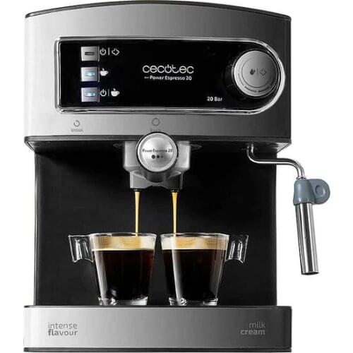 Express Manual Coffee Machine Cecotec Power Espresso 20 1,5 L 850W Black Inox