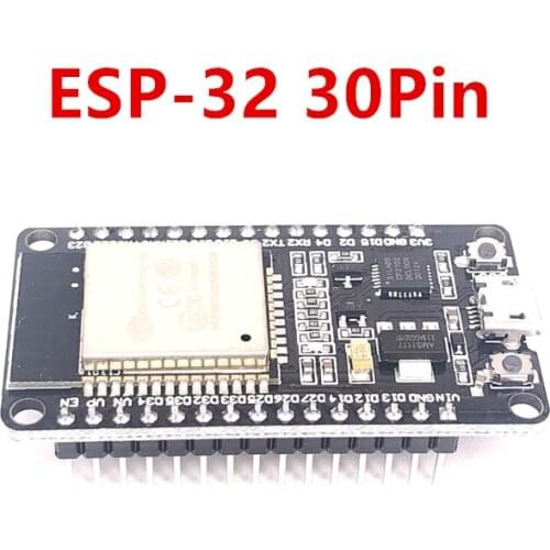 1PCS ESP32 Development Board WiFi+Bluetooth Ultra-Low Power Consumption Dual Core ESP-32 ESP-32S ESP 32 Similar ESP8266