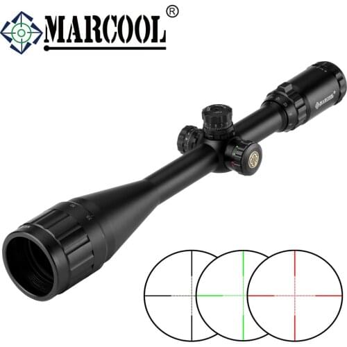 MARCOOL 6-24X50 HD Hunting Red Dot Scope Tactical SFP Green Aim Reticle Riflescope Collimator Sight For Rifles Airsoft Air Guns